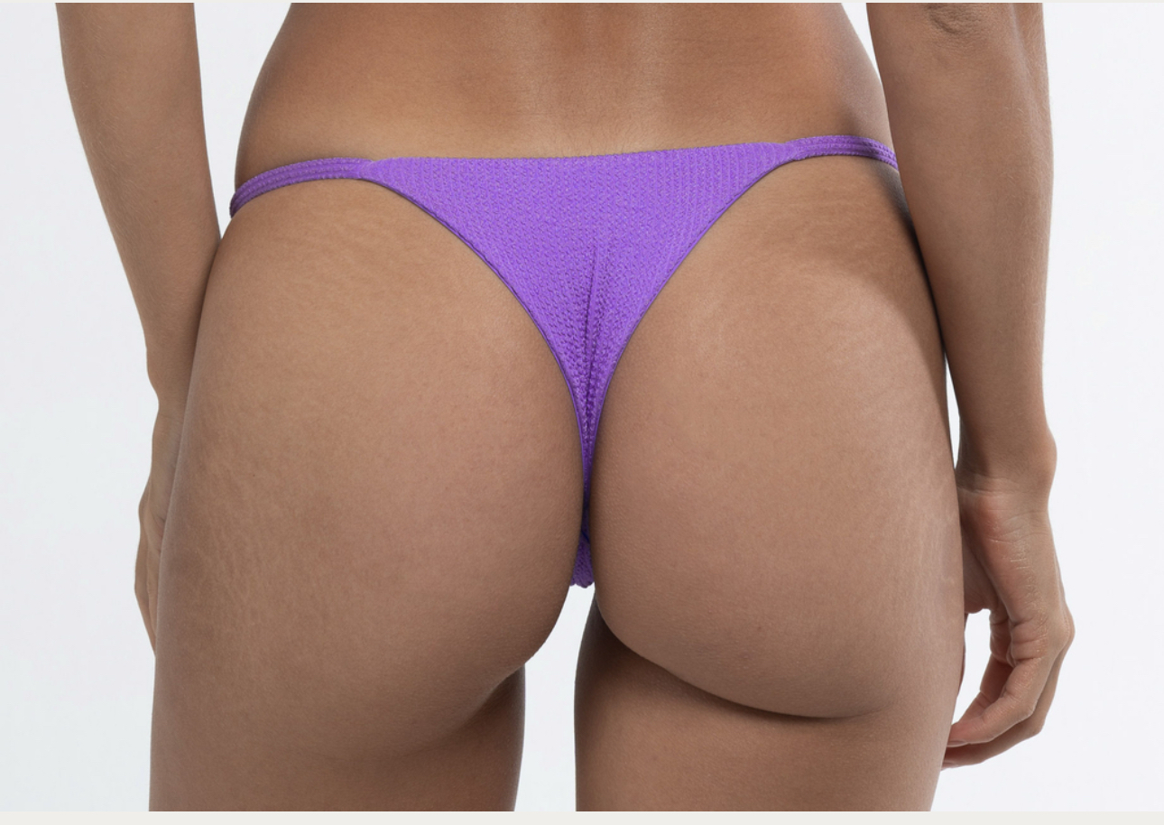 Lilac Ribbed Bikini Set ,FSP UV50+, 94% polyester 6% Spandex